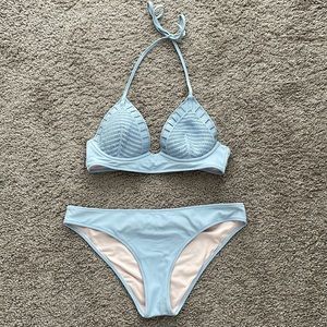 Pastel purple, bikini set